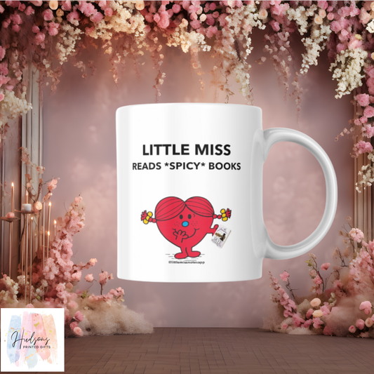 Little Miss Reads Spicy Books Cup