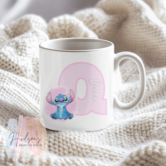 Stitch Cup (Name Personalised) (Q)