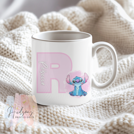 Stitch Cup (Name Personalised) (R)
