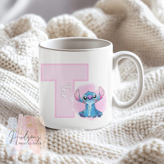Stitch Cup (Name Personalised) (T)