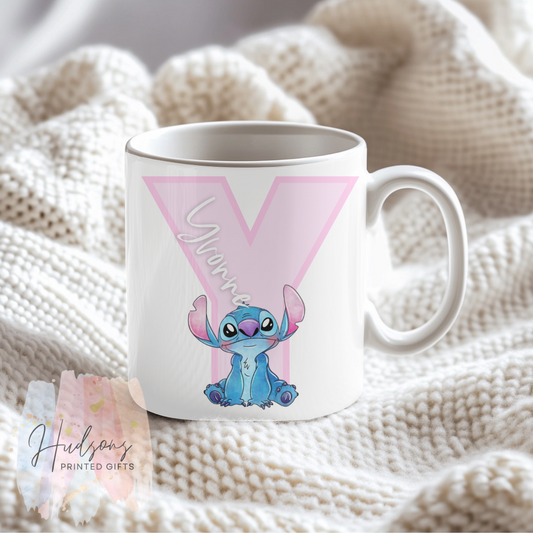Stitch Cup (Name Personalised) (Y)