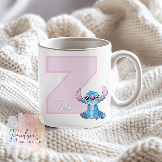 Stitch Cup (Name Personalised) (Z)