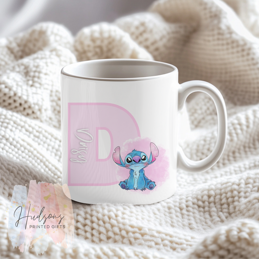 Stitch Cup (Name Personalised) (D)