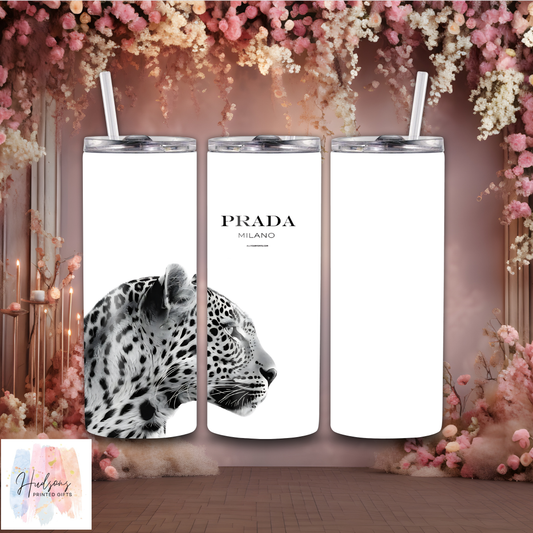 Prada (White) 20oz Tumbler