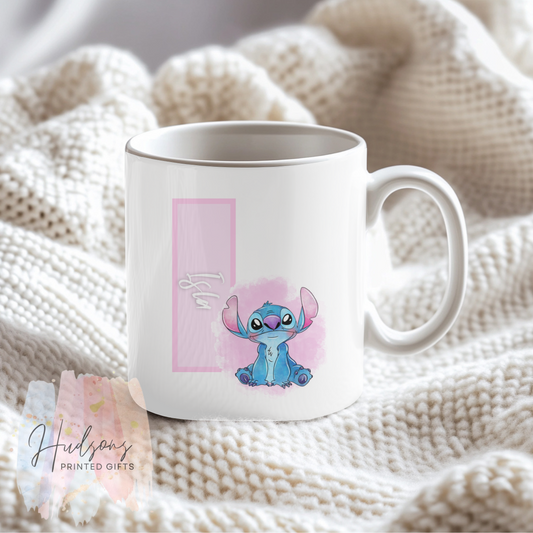 Stitch Cup (Name Personalised) (I)