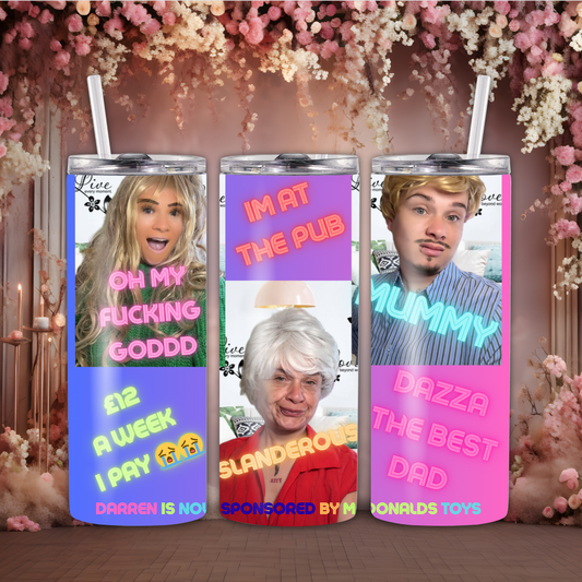 Natasha and Darren 20ozTumbler