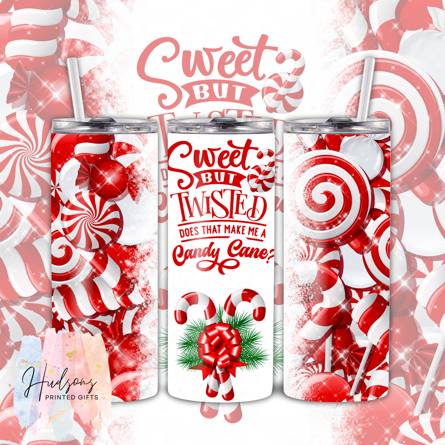 Candy Cane 20oz Tumbler